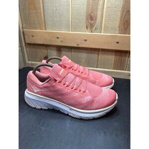 Hoka Cavu 3 Womens Peach Running Shoes Size 9 Lightweight Breathable Mesh Upper